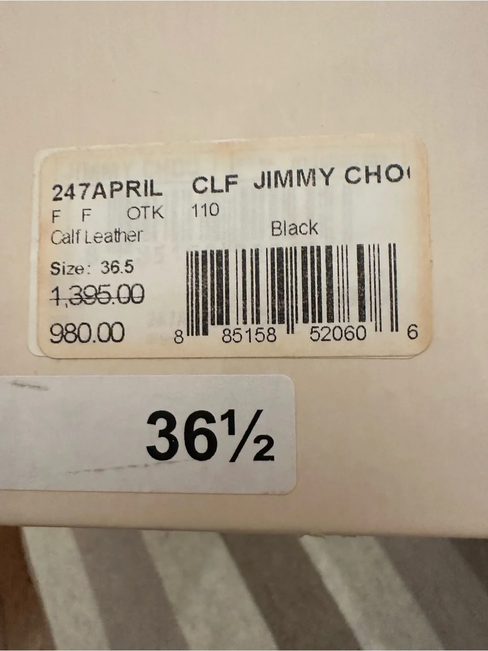 Jimmy Choo Black Over-the-Knee Pointed-Toe Leather Boots